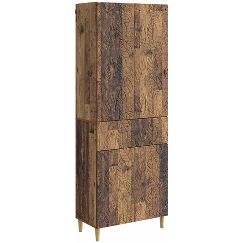  Set ormara 2 kom. Staro drvo Konstruirano drvo Smeđa 66 x 34,5 x 90 cm Slike