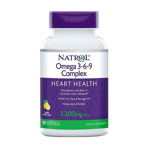 Natrol Omega 3-6-9, 90 kapsula Slike