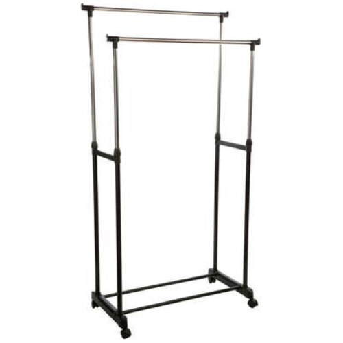 Five vje&scaron;alica za odjeću pomična dupla ikare 80X42X170Cm polipropilen inox crna Cijene