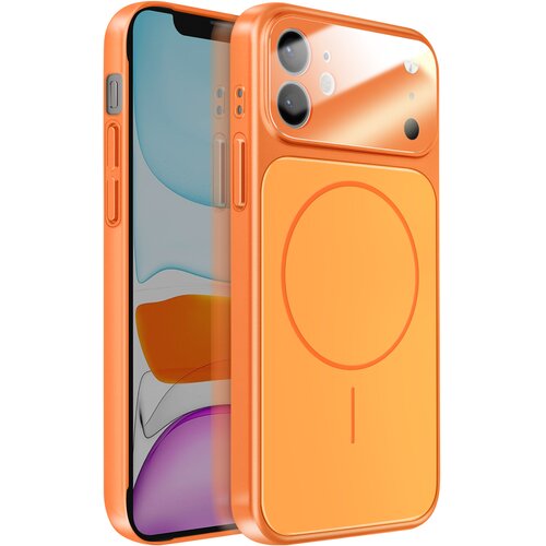 AVIZAR MagSafe ovitek za iPhone 11 &ndash; AG Glass Mate zaključna obdelava, Oranžna, (5000274003) Cene