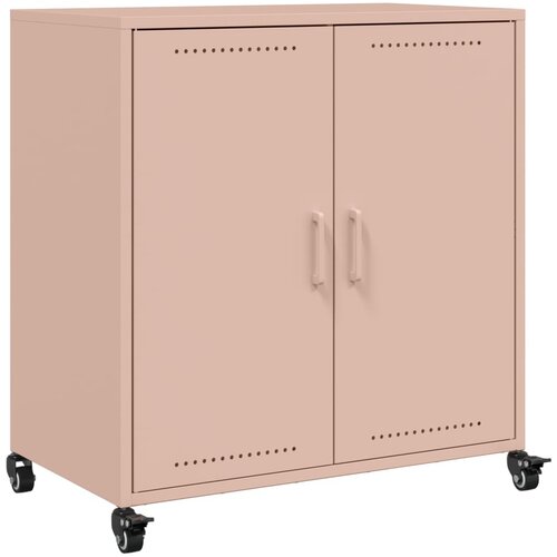 Maison Chic Komoda - Predalnik roza 68,5x39x72 cm jeklo, (21715517) Slike