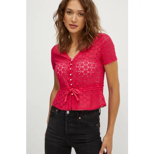 Morgan Košulja DATE za žene, boja: ružičasta, regular