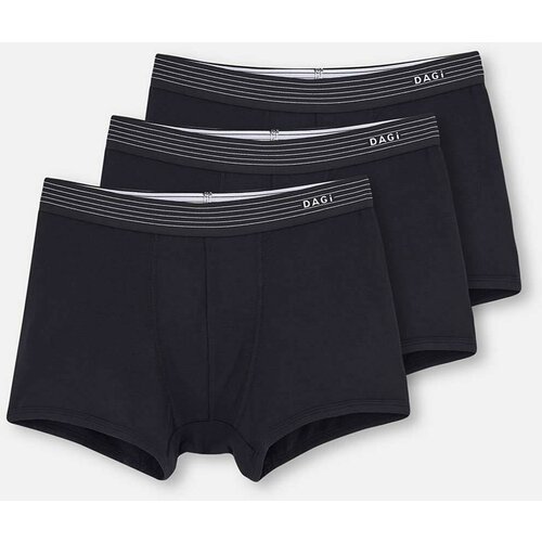 Dagi Boxer Shorts - Black - 3 pcs Slike