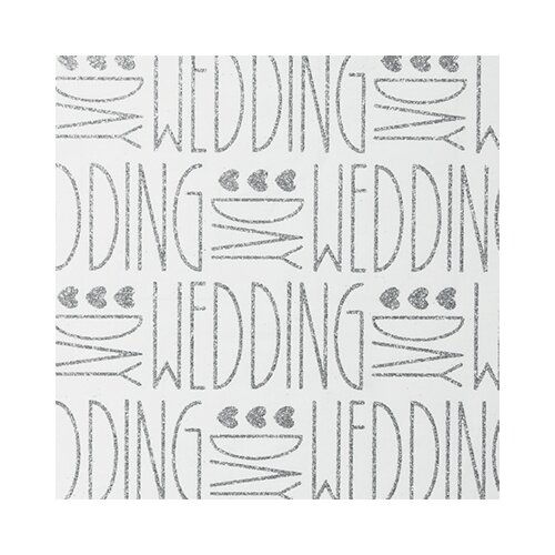 The Unique Paper Company Ukrasni papir R With Love Deco Wedding Slike