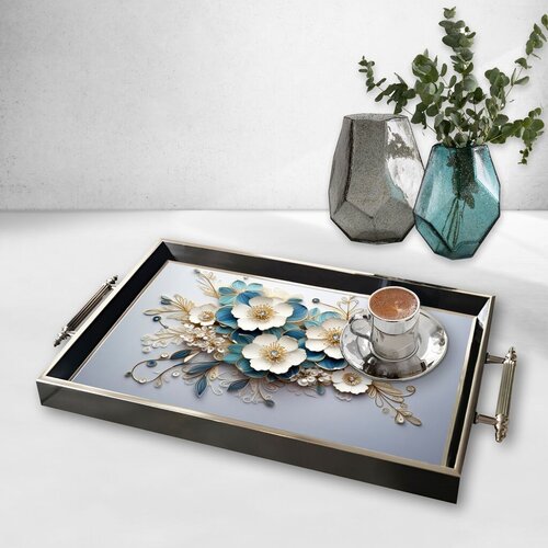 Aberto Design Poslužavnik TPG9901 50 x 29 x 3.5 cm, Šareni Cene