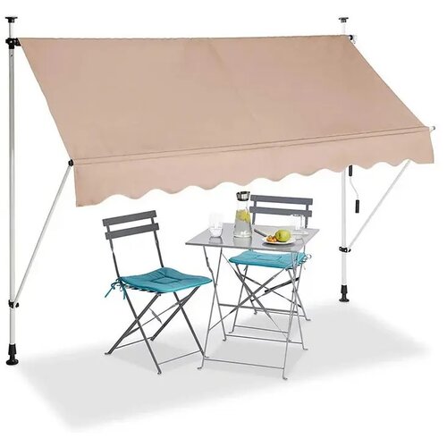 Balkonska Tenda 300x120cm Bež Cene