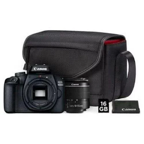 Canon Fotoaparat EOS4000D + 18-55+SB130+16GB