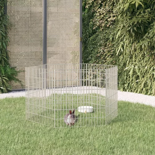  Kavez za zečeve sa 6 panela 54 x 60 cm od pocinčanog željeza
