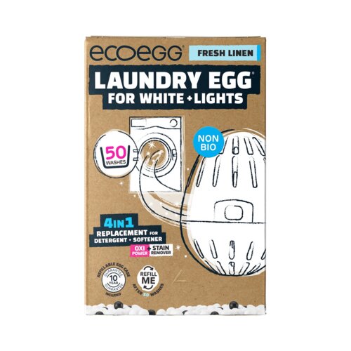 Ecoegg 4u1 jaje za pranje bijele i svijetle odjeće, 50 pranja Slike
