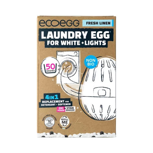 Ecoegg 4u1 jaje za pranje bijele i svijetle odjeće, 50 pranja
