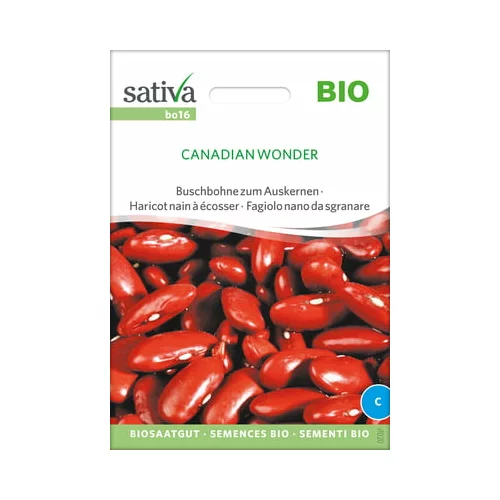 Sativa Bio francoski fižol "Canadian Wonder"