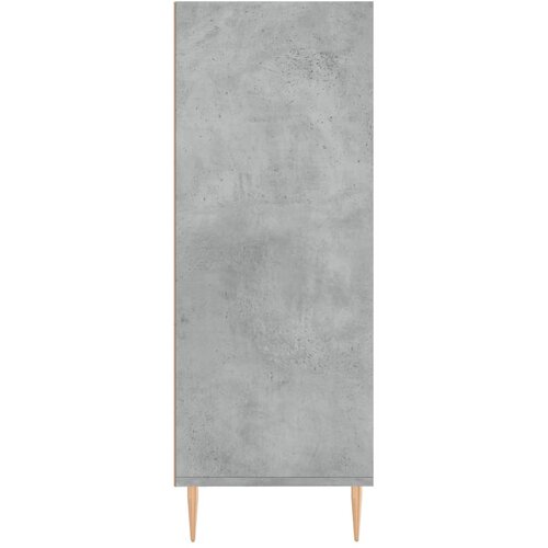 Regal za knjige boja betona 69,5x32,5x90 cm konstruirano drvo Smeđa Slike