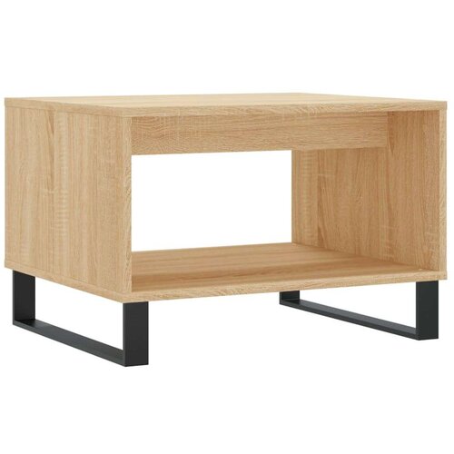 vidaXL Klubska mizica sonoma hrast 60x50x40 cm inženirski les Cene