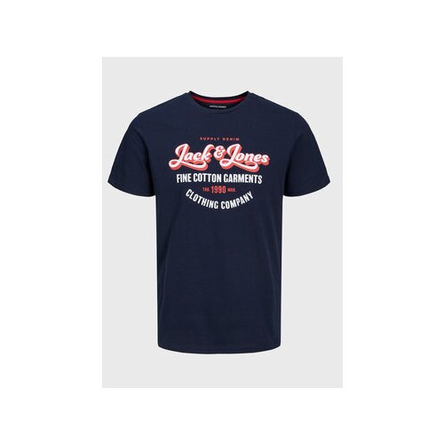 Jack &amp;amp; Jones Majica Andy 12224087 Mornarsko modra Regular Fit Slike