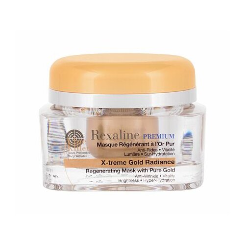 Rexaline Premium Line-Killer X-Treme Gold Radiance maska za dubinsku regeneraciju s 24-karatnim zlatom 50 ml Cijene