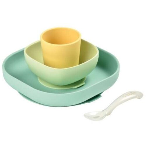 B&amp;eacute;aba&amp;reg; silikonski set za jelo yellow Slike