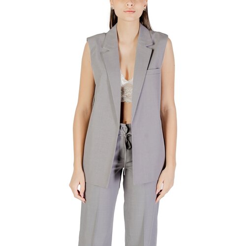 Only Suknjiči ONLMARINE LIFE S/L LOOSE VEST CC TLR 15338353 Siva Cene