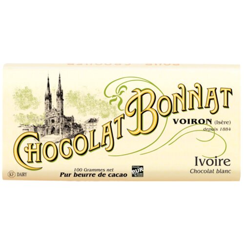 Bonnat Ivoire Chocolat Blanc 100g Slike