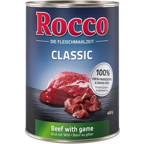 Rocco pojedinačna konzerva 1 x 400 g - Classic govedina s divljači