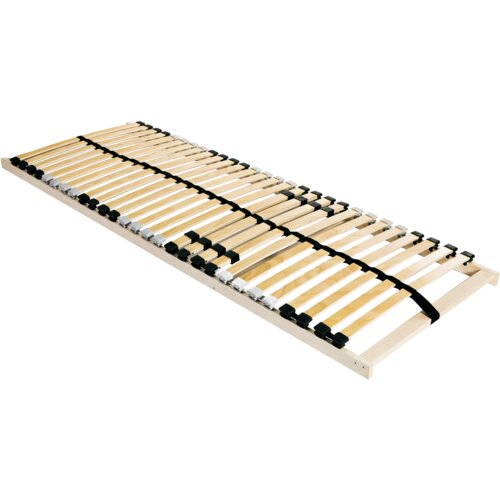 vidaXL Lamelni podstavek Rjava 90 x 190 cm Masiven bukov les Cene