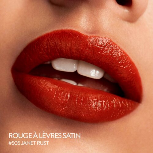 Gucci Beauty Rouge &amp;agrave; L&amp;egrave;vres Satin Lipstick satenasti ruž za usne nijansa 505 Janet Rust 3.5 g Slike