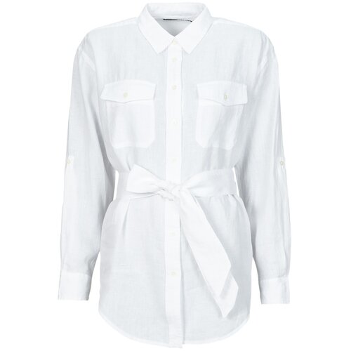 Polo Ralph Lauren CHADWICK-LONG SLEEVE-SHIRT Bijela Slike