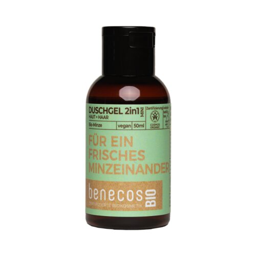 Benecos benecosbio 2u1 gel za tuširanje "osvježavajuća menta" - 50 ml Cijene