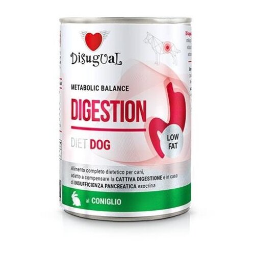 Disugual Disigual veterinarska dijeta za pse konzerva Digestion Low fat - Rabbit 400g Cene