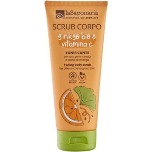 La Saponaria Tonizirajoči piling za telo, organski ginko in vitamin C - 200 ml Cene