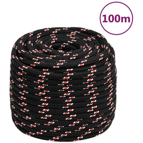 vidaXL Brodski konop crni 18 mm 100 m od polipropilena Cijene