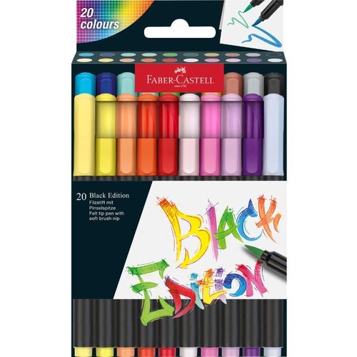 Faber-Castell Faber-Castell: Black Edition set od 20 flomastera u boji Cene