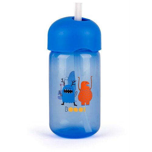 Suavinex flašica sa slamcicom 340 ml +18M plava Slike