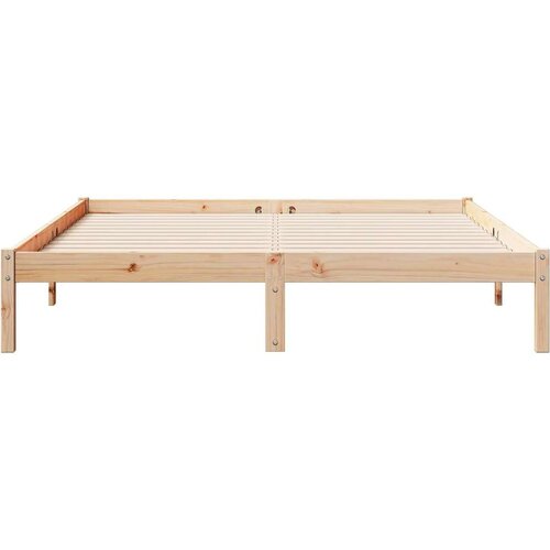 VidaXL Dugi okvir kreveta bez madraca 160 x 220 cm od borovine Slike