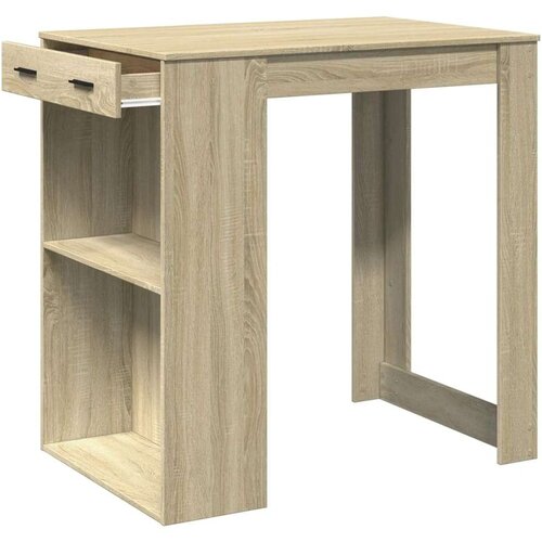vidaXL Barska miza sonoma hrast 102x70x103,5 cm inženirski les Cene