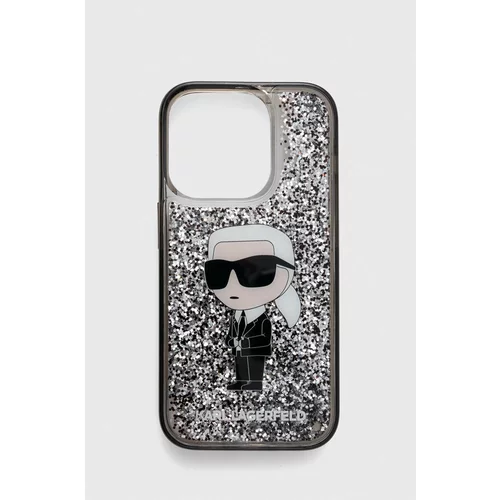 Karl Lagerfeld Etui za telefon iPhone 15 Pro 6.1 prozorna barva