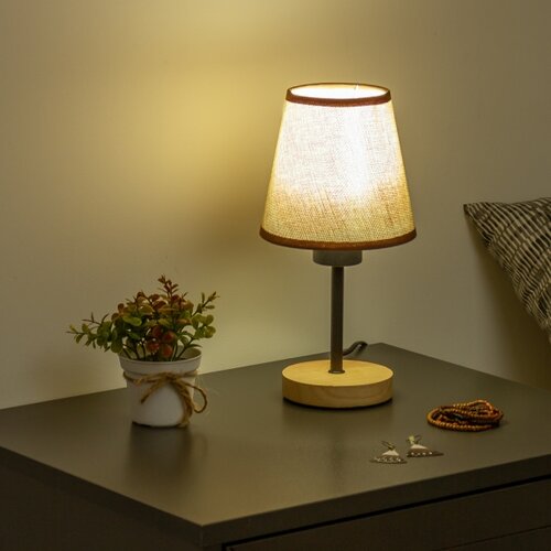  Brilagi - Stona lampa NUBILA WOOD 1xE27/25W/230V hrast/braon Slike