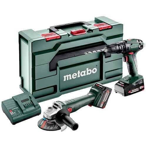 Metabo Kombinirani komplet 2.4.4 18 V komplet akumulatorskih strojev Combo Set 2.4.4 685205500 komplet orodja, (20448489) Slike
