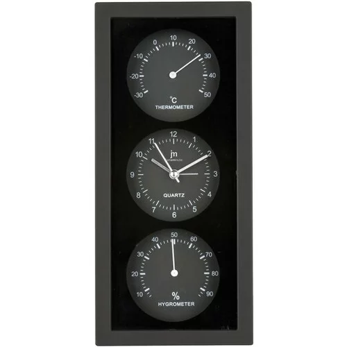 Lowell Stenska ura s prikazom temperature in vlage h26cm, cr