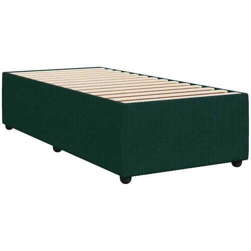 Box spring krevet s madracem tamnozeleni 80 x 200 cm bar&amp;scaron;unasti Slike