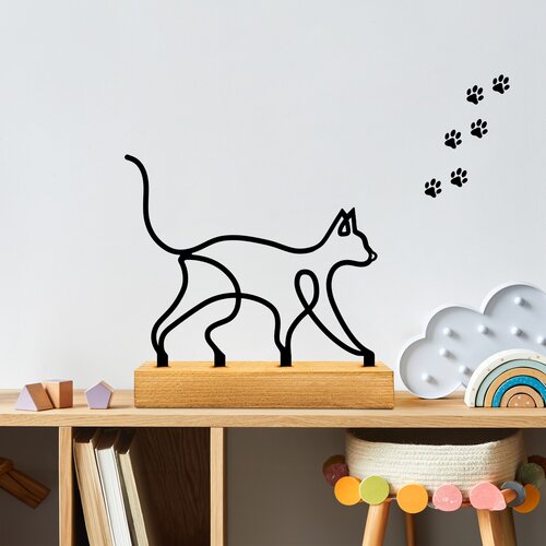 Atelier Del Sofa dekorativna figura meow, 17x8x17 cm, crna Slike