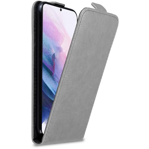 Cadorabo Ohi&scaron;je, združljivo z Samsung Galaxy S21 PLUS v titanovo siva - Za&scaron;čitni ovitek v obliki flipa z magnetnim zapiranjem, (20563567) Cene