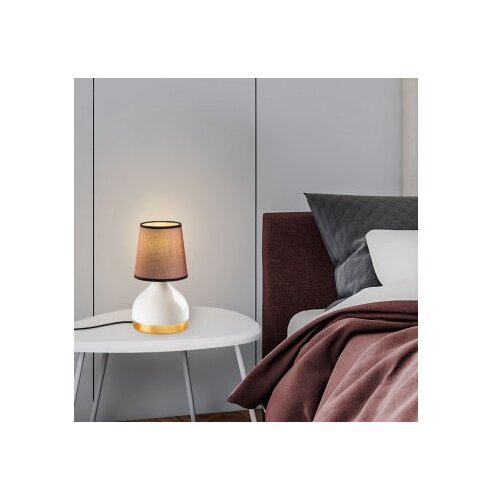 Opviq Stona lampa 8024, 17x17x33 cm, IP20, Smeđe-bijela Cijene