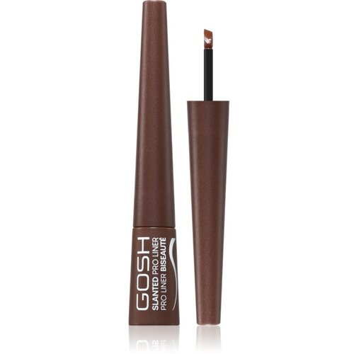 Gosh Slanted Pro Liner tekući eyelineri nijansa 003 Matt Brown 2.5 ml Slike