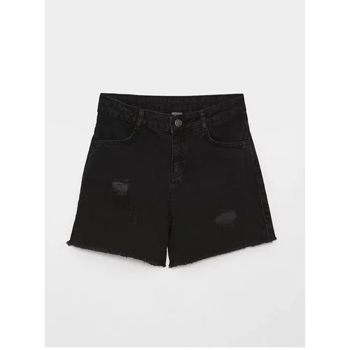 LC Waikiki Shorts - Black - Normal Waist