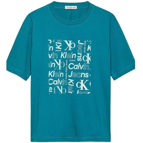 Calvin Klein Jeans Majice s kratkimi rokavi - Modra Slike