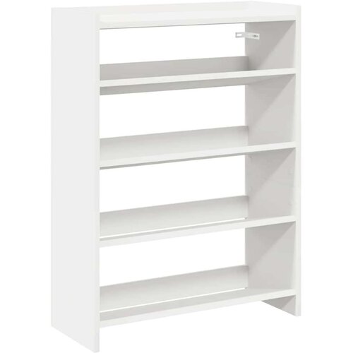 VidaXL stalak za cipele bijeli 80x25x61,5 cm od konstruiranog drva Slike