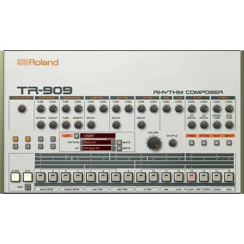 Roland TR-909 Key (Digitalni proizvod)