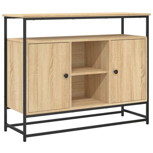 Maison Chic Komoda - Predalnik sonoma hrast 100x35x80 cm inženirski les, (21717147) Slike