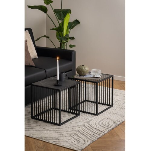 Actona Stranska mizica v kamnitem dekorju 40x40 cm Strington &amp;ndash; Slike