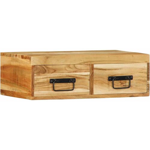  Zidni TV ormarić 60x30x19 cm puno drvo bagrem Slike